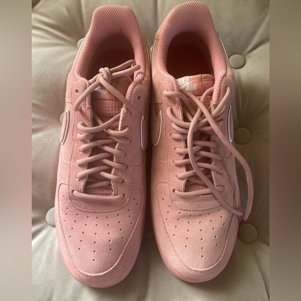 NIKE AF1 SUEDE PINK- MEN SZ 9